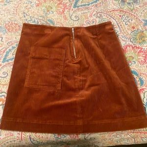 New corduroy skirt.